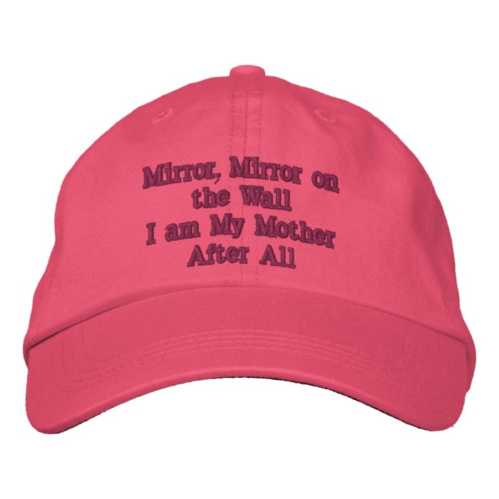 Mirror, Mirror Embroidered Hat