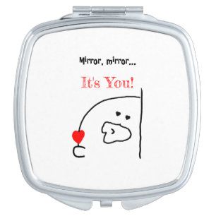 Mirror, Mirror… It’s You! Cute & Romantic Compact Mirror