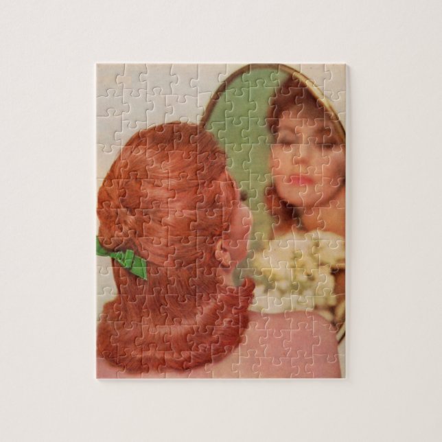 mirror mirror on the wall jigsaw puzzle (Vertical)