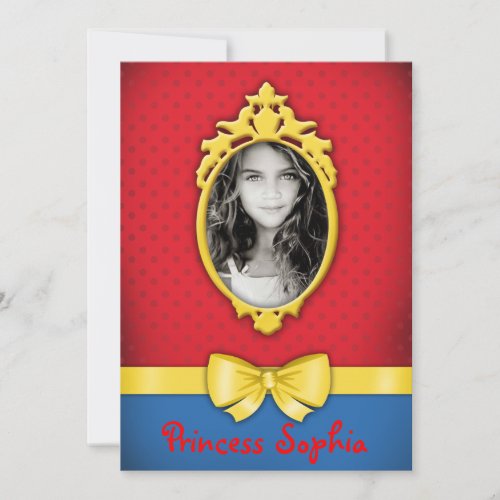 Mirror, Mirror on the wall princess Invitation