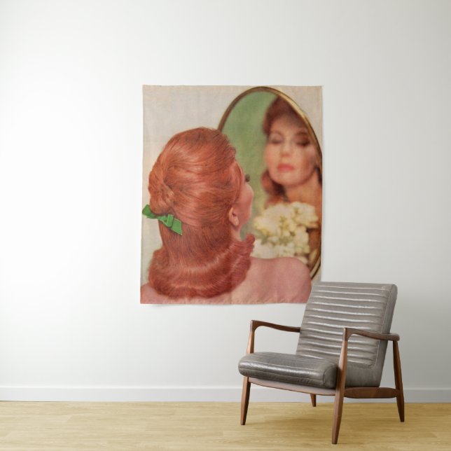 mirror mirror on the wall tapestry (In Situ)