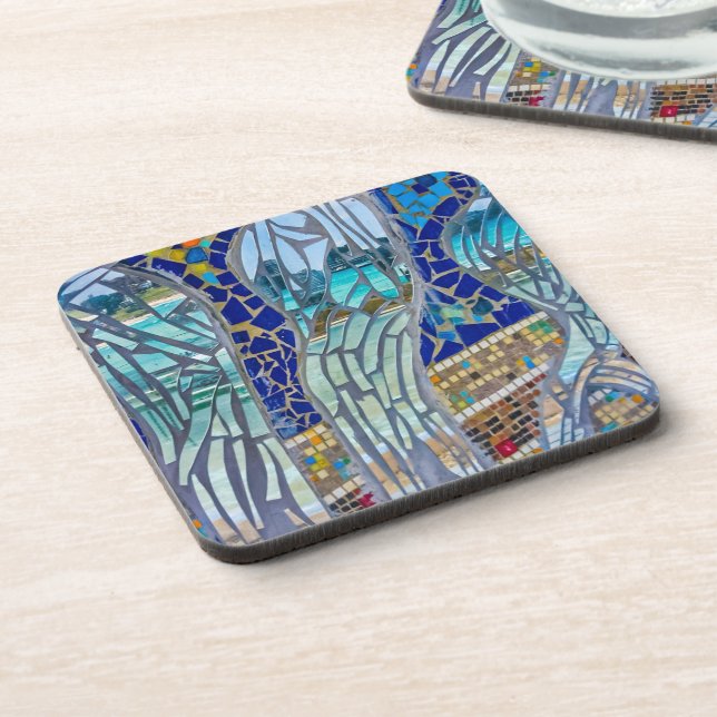 Mirror, mirror, tell me... beverage coaster (Left Side)