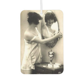 Mirror Mirror Vintage Erotica Pin-Up Girl Car Air Freshener