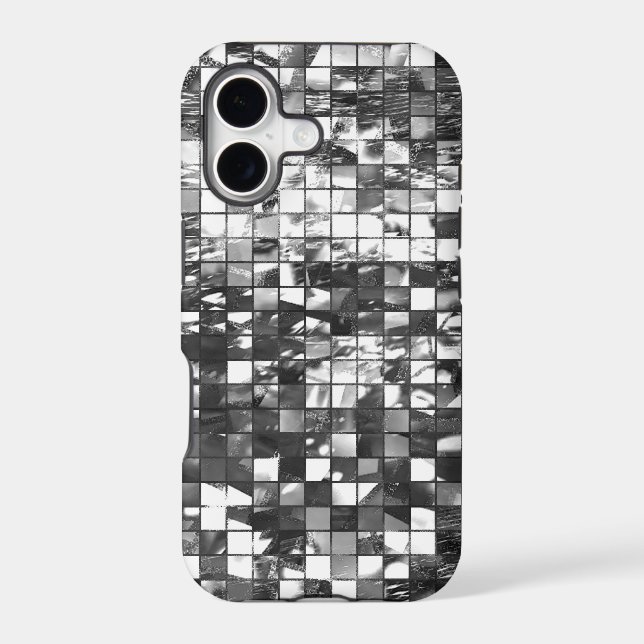 Mirror Mosaic Effect Abstract Iphone Case (Back)