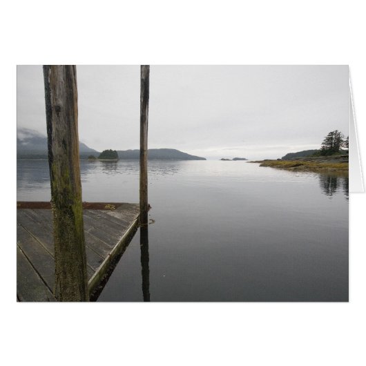 Mirror reflection Funter Bay, Alaska Cards (Front Horizontal)