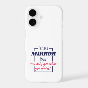 Mirror Reflection Mindset Motivational Design iPhone 17 Case