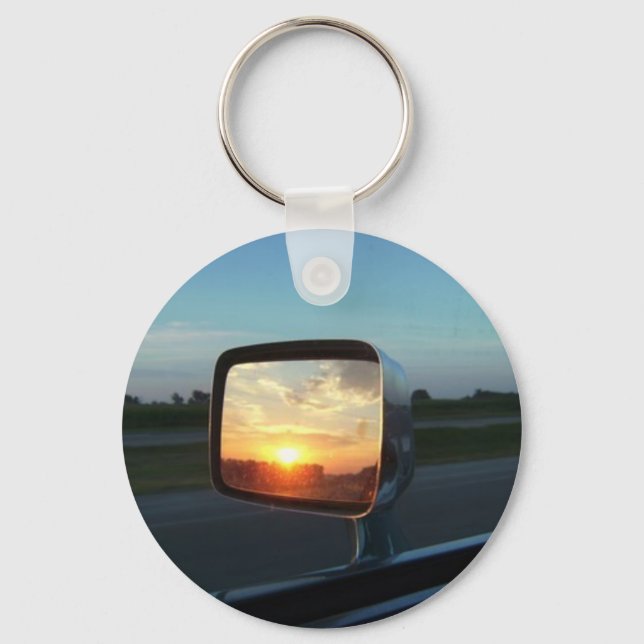 Mirror Sunrise Keychain (Front)