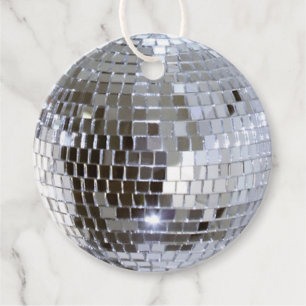 Mirrored Disco Ball 1 Favor Tags
