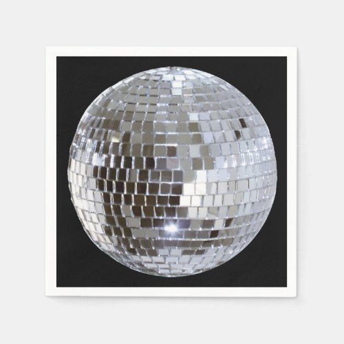 Mirrored Disco Ball 1 Napkins