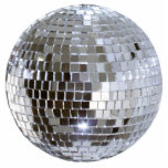 Mirrored Disco Ball 1 Ornament<br><div class="desc">Acrylic photo sculpture ornament with an image of a dazzling mirrored disco ball. See matching round ceramic ornament and acrylic photo sculpture pin,  keychain,  magnet and sculpture. See the entire Disco 70s Ornament collection in the SPECIAL TOUCHES | Party Favors section.</div>