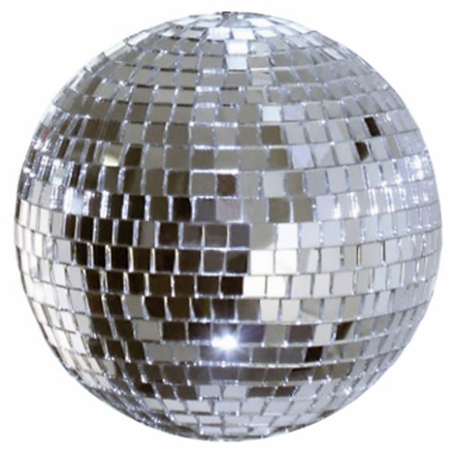 Mirrored Disco Ball 1 Pin Cutout