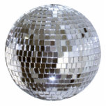 Mirrored Disco Ball 1 Sculpture<br><div class="desc">Acrylic photo sculpture of a mirrored Disco ball. This is a great party decor piece that can be used most anywhere, even in a centerpiece! See matching acrylic photo sculpture pin, keychain, magnet and ornament. See the entire Disco 70s Photo Sculpture collection in the DECOR | Props & Centerpieces section....</div>