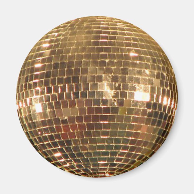 Mirrored Disco Ball 2 Magnet (Front)