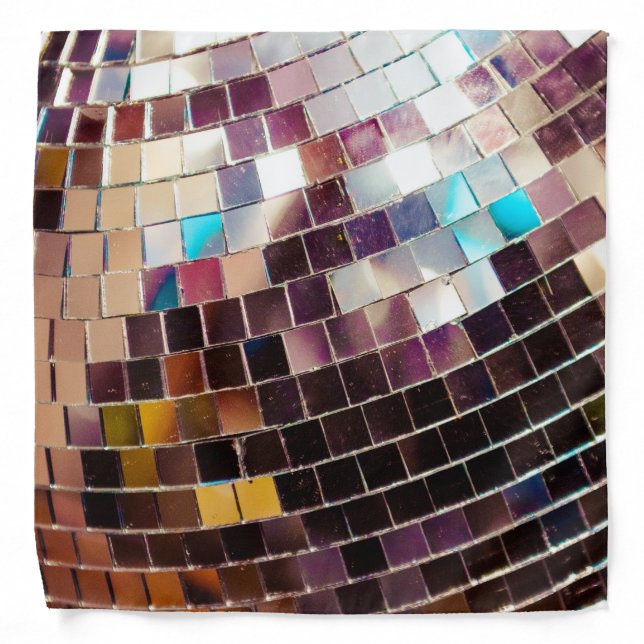 Mirrored Disco Ball Bandana (Front)