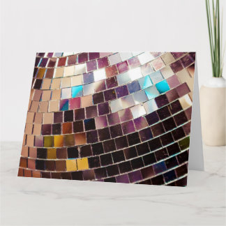 Mirrored Disco Ball Card