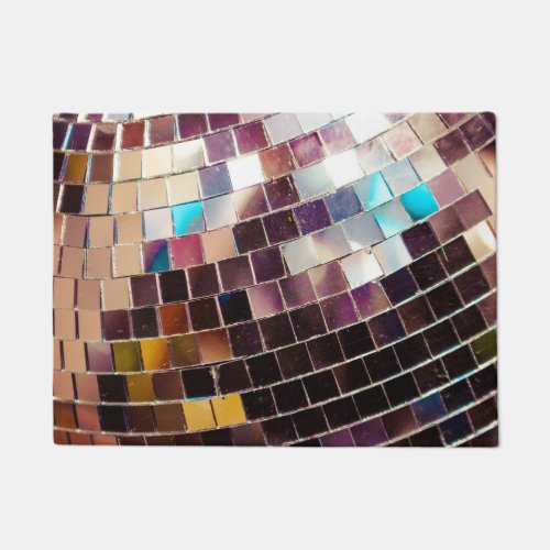 Mirrored Disco Ball Doormat