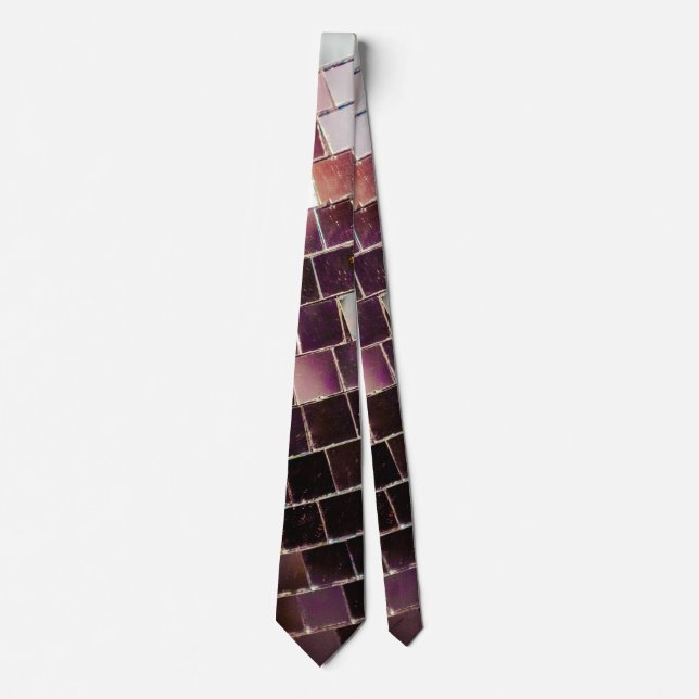 Mirrored Disco Ball Neck Tie (Front)