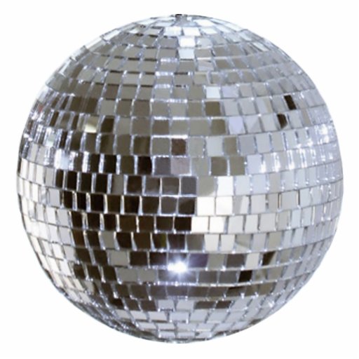 Mirrored Disco Ball Sculpture Photo Cut Outs | Zazzle