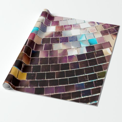 Mirrored Disco Ball Wrapping Paper