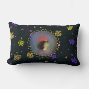 Mirrored dreams lumbar pillow