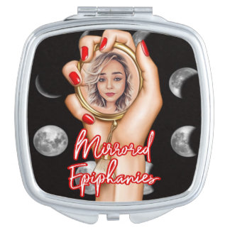 Mirrored Epiphanies Moon Phase Mirror