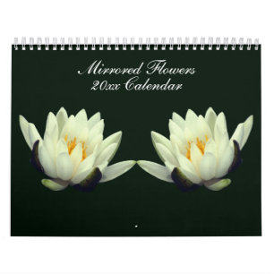 Mirrored Flowers Photography Calendar