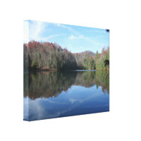 Mirrored Mountain Lake Gallery Wrap Canvas