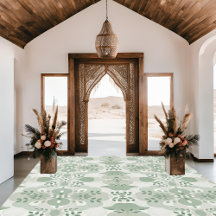 Mirrored Pattern With Sage 12x9