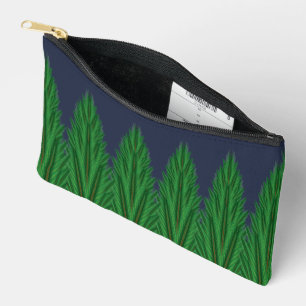 Mirrored Pines Midnight Small Pouch