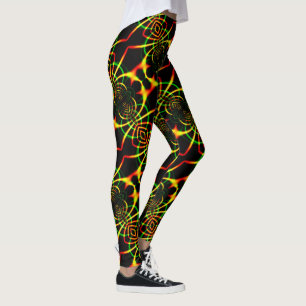 Mirroring, colorful spider legs and tentacles leggings