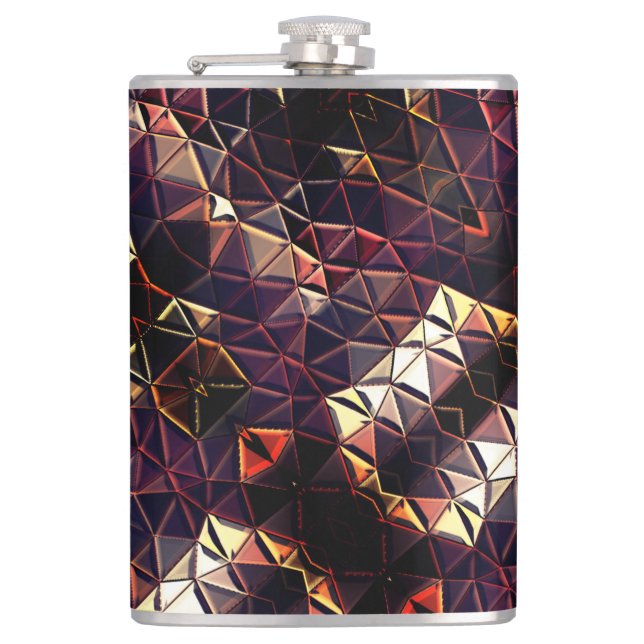 Mirroring of triangles generating strange shapes   flask (Front)
