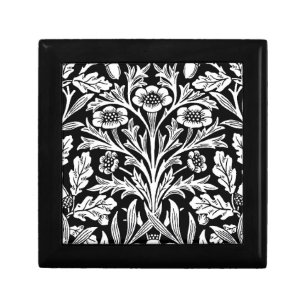 Mirrors's Acorns and Oak Leaves Black & White Gift Box