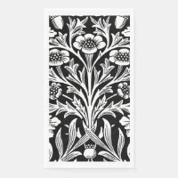 Mirrors's Acorns and Oak Leaves Black & White