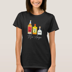 Mis Amigos Tequila   Trendy Drinking Saying T-Shirt