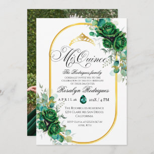 Mis Quince 15th Birthday photo Invitation