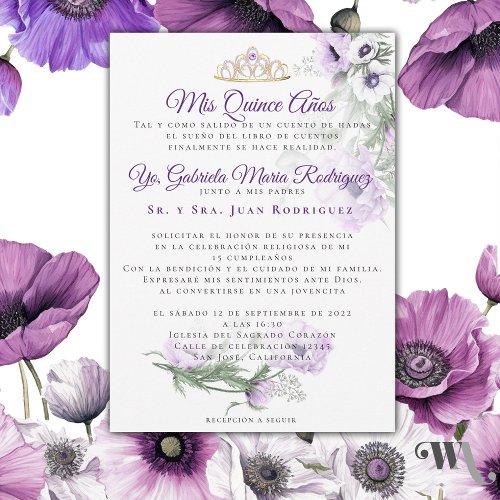 Mis Quince Aos Modernos Invitation