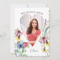 Mis Quince Anos Photo Wildflower Quinceanera