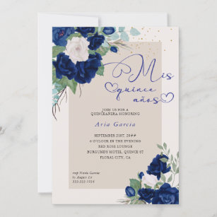 Royal Blue Quinceañera Invitations & Invitation Templates | Zazzle Royal Blue Quinceañera Invitations & Invitation Templates | Zazzle