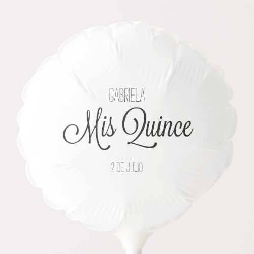 Mis Quince Balloon_ Personalize for your event Balloon