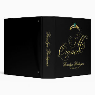 Mis Quince Elegant 3 Ring Binder