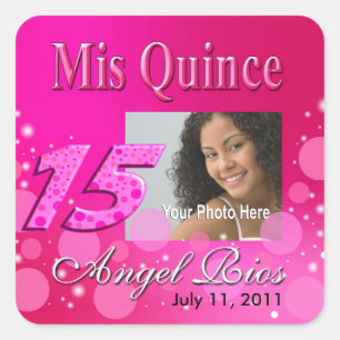 Mis Quince I Photo Party Sticker