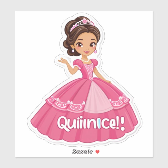 Mis Quince, Mis Reglas!" (Quinceañera) Sticker (Sheet)