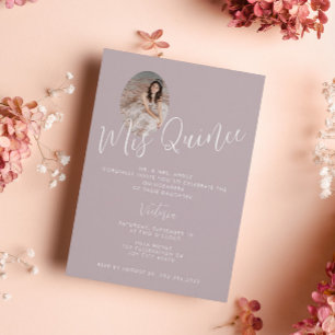 Mis Quince Pink Photo 15th Birthday quinceañera Invitation