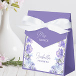Mis Quince Purple Peri Floral Quinceanera Party Favor Boxes<br><div class="desc">Purple Floral Quinceanera favor boxes with handwritten script and watercolor flowers in shades of purple lilace lavender blue. Please browse my Purple Peri Floral collection for co-ordinating invitations,  stationery and day-of-event decor or,  message me to create the templates you need.</div>