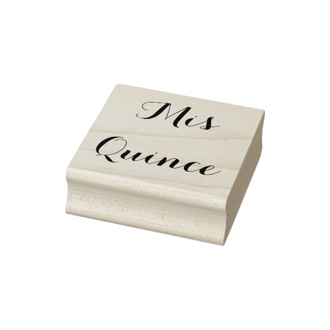 Mis Quince - wood stamp (Stamp)