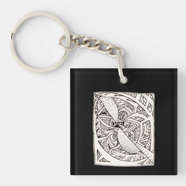 Mis-spliced Keychain (Front)