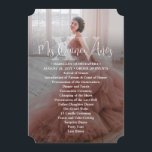 Mis XV Años Modern 2 Photo Overlay Quinceañera Program<br><div class="desc">Add a stylish personalized touch to Quinceañera decorations with modern "Mis Quince Años" programs. The pictures and all wording on this template are simple to customize. The colors, font styles and overlay opacity are also easy to change with the Zazzle Design Editor tool. The front and back of these programs...</div>