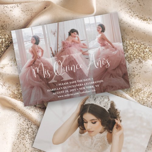 Mis XV Quinceañera Photo Collage 15th Birthday Save The Date
