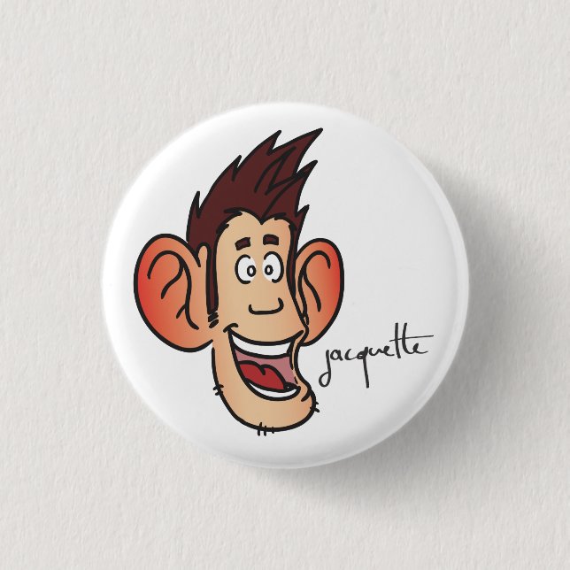 misadventure fabulous jacquette pinback button (Front)