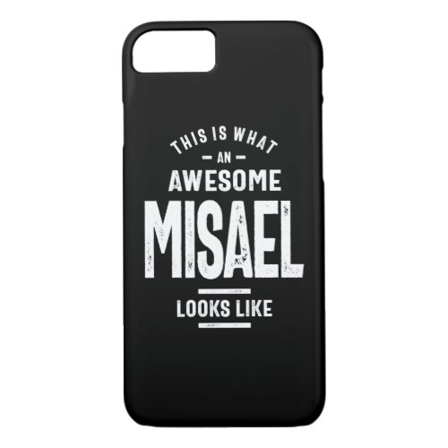 Misael Personalized Name Birthday iPhone 87 Case